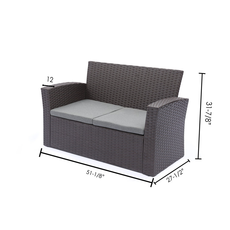 Bay Isle Home Reordan Outdoor Seating Group with Cushions